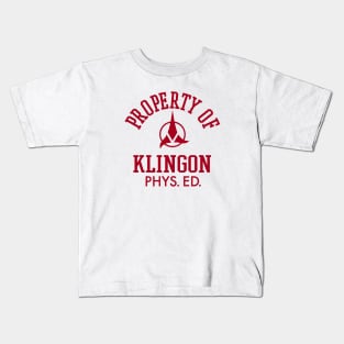 Star Trek Klingon Phys. Ed. Kids T-Shirt